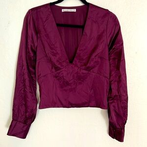 Abercrombie & Fitch Maroon Blouse (M)